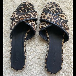 New! J.Crew leopard print sandals